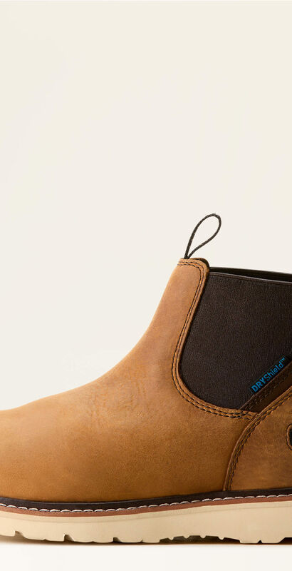 Rebar Wedge Chelsea Waterproof Composite Toe Work Boot Side